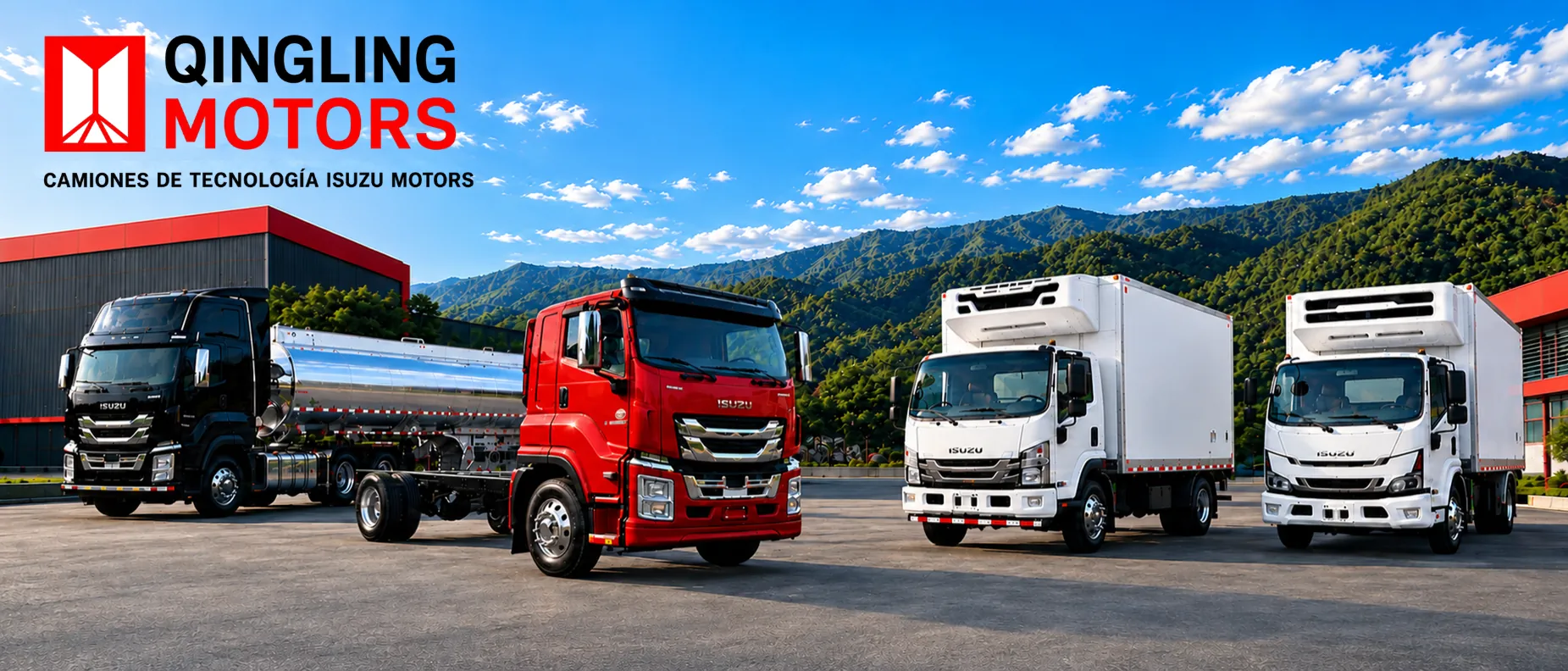 Camiones Qingling Motors con tecnología Isuzu